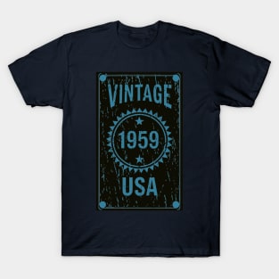 Vintage_1959_USA_Blue T-Shirt